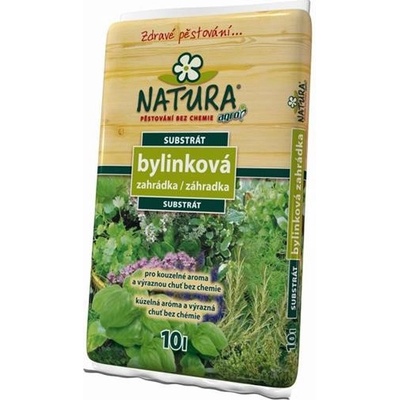 Substrát NATURA pre bylinky a zelené korenie 10L