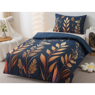 Xpose bavlna Renforcé obliečky KAMALA modré 140x200 70x90