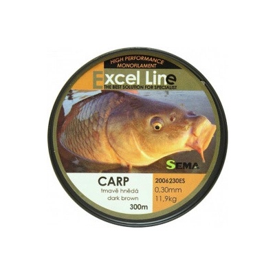 Sema Carp Dark Brown 300 m 0,20 mm 5,85 kg