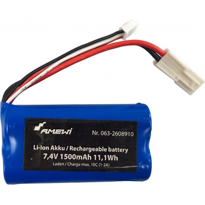 Tamiya Amewi Trade GmbH Li-Ion baterie 2S 7,4V 1500mAh Mini – Zboží Dáma