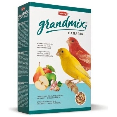 Padovan GrandMix canarini - пълноценна храна за канарчета с плодове 1kg