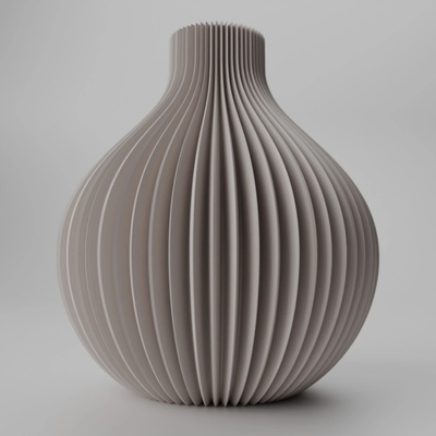 Váza Aura Farba produktu: Biela muted, Výška vázy: XXL-320mm