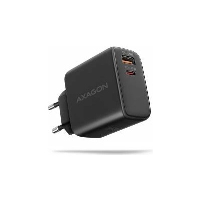 AXAGON ACU-PQ45 Network Battery Charger 2-Port QC3.0, 4.0/AFC/FCP/PPS/Apple + PD Type-C, 45W, Black