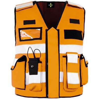 Korntex Bonn reflexní vesta pro speciální jednotky KX040 Signal Orange