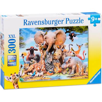 Ravensburger Пъзел Ravensburger от 300 XXL части - Африкански животни (13075)