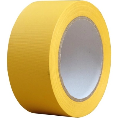 Podlahová vyznačovací páska 50 mm x 33 m - žlutá rýhovaná