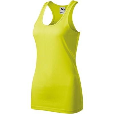 Malfini Tílko Racer 167 bez rukávu dámské MAL 1679012 Žlutá neon
