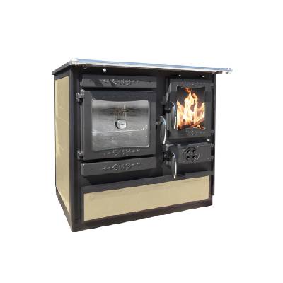 Sporák na tuhá paliva GUČA GULIVER Smart L levá - béžová