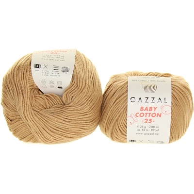 Gazzal Baby Cotton 25 3424 béžová