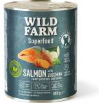 WILD FARM Superfood Salmon (Сьомга с тиквички, сладки картофи и билки) 800 г беззърнена храна за кучета