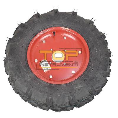 к-т Външна и вътрешна гума с джанта 5x12, Elefant, за мотофреза / мотоблок (UNI-08692)