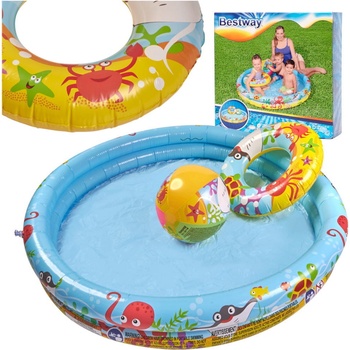 Bestway 51124 Nemo set (bazén+míč+kruh) 122x20cm