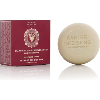 Panier Des Sens Renewing Grape tuhý šampon pro mastné vlasy 75 g