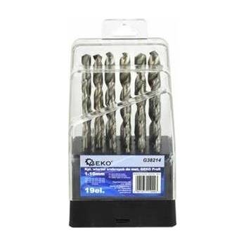 Sada vrtákov do kovu 1-10mm/19ks. - GEKO G38214