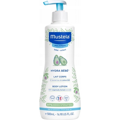 Mustela Bébé Hydra Bébé hydratačné telové mlieko na detskú pokožku 500 ml