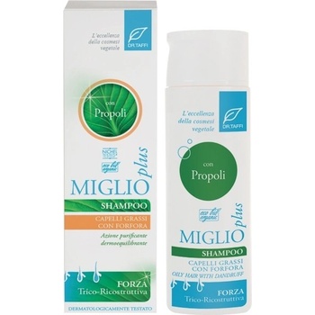 Dr. Taffi šampon s propolisem Shampoo Propoli Capelli Grassi Con Forfora Miglio+ 200 ml