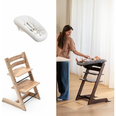Stokke Tripp Trapp s Newborn setem Wild Wood/Vanilla