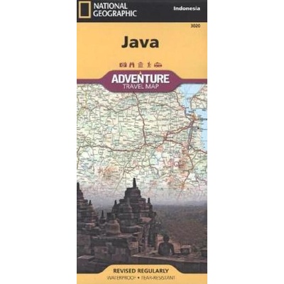 mapa Java 1:700 t. National Geographic voděodolná