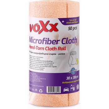 Voxx микрофибърна кърпа, Ролка, 30х30см, 50 броя