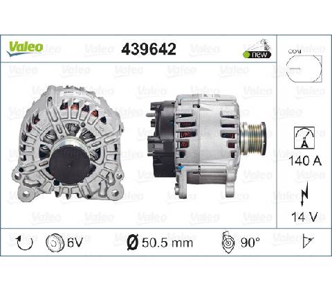 VALEO Alternátor 439642