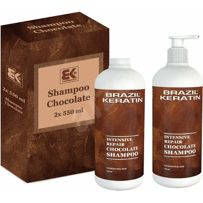 Brazil Keratin Chocolate Shampoo 2 x 550 ml darčeková sada