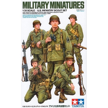 Tamiya U.S. Infantry Scout Set (5 Crew) 1:35
