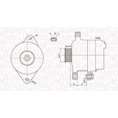 Generátor MAGNETI MARELLI 063731800010