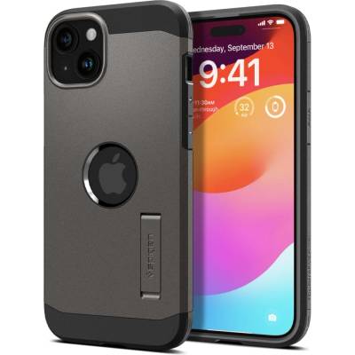Spigen Кейс Spigen Tough Armor MagSafe за iPhone 15, кафяв (8809896751315)