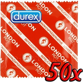 Image 1 of Durex London Rot 50 pack