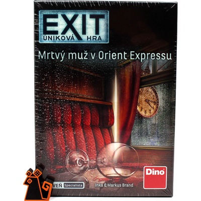 Dino Exit Úniková hra Mrtvý muž v Orient expresu