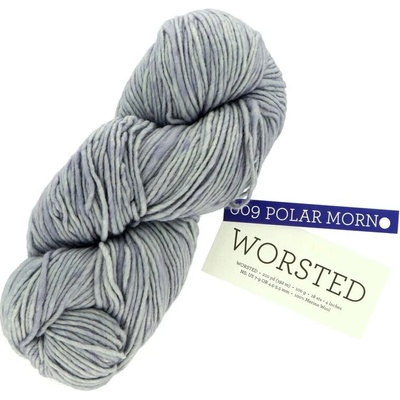 Malabrigo Worsted Polar Morn 009 modro sivá