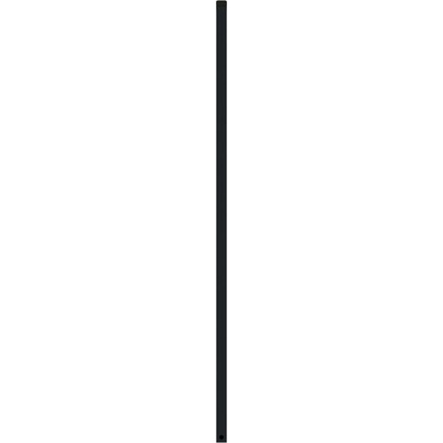 Flow Plotový stĺpik pre plotové pole, 240 cm, hliník, antracitová sivá (RAL 7016), WB10POS0TJ00060060030000602401