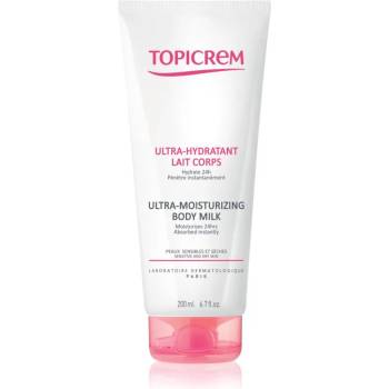 Topicrem UH BODY Ultra-Moisturizing Body Milk дълбоко хидратиращо мляко за тяло за суха и чувствителна кожа 200ml