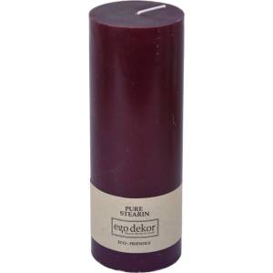 Ego dekor Виненочервена приятелска свещ, време на горене 60 ч. Eco - Eco candles by Ego dekor (ZBC-3771064)