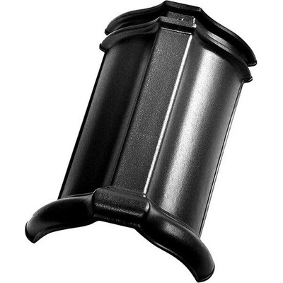 Tondach Hřebenáč drážkový Glazura Amadeus černá Hranice – Sleviste.cz