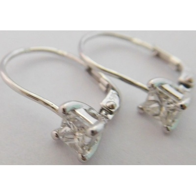 Klenoty Budín Diamantové zlaté z bílého zlata DIAMANT 3880071