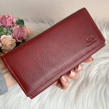 Image 1 of Портмоне Бордо Естествена кожа Модел md 001