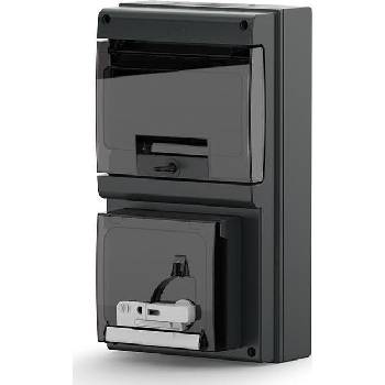 Image 1 of SCAME Контакт шуко 16A с ДТЗ IP56 IK08 за зареждане на електрически и хибридни автомобили до 3, 7kW - 204. UB11M-UNA (204.UB11M-UNA)