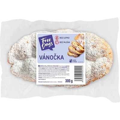 Free Days Vánočka bez lepku 300 g