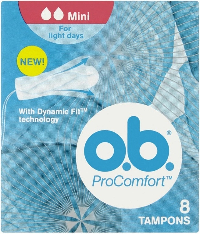 o.b. tampony ProComfort Mini 8 ks od 26 Kč
