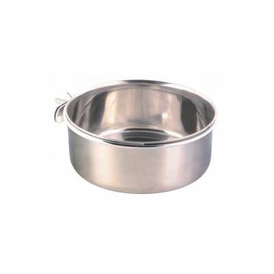 Nerezové krmítko s pevným úchytom do klietky 900ml/14cm TRIXIE
