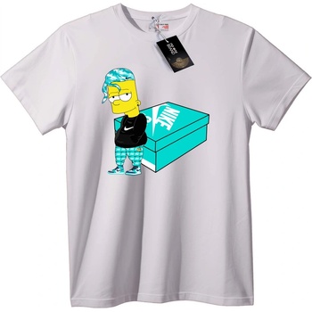 NOONEBRAND Тениска Барт Симпсон Nike Кутия - 4XL, Black