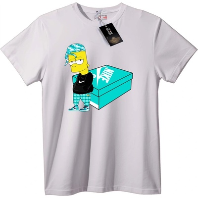 NOONEBRAND Тениска Барт Симпсон Nike Кутия - 4XL, Black