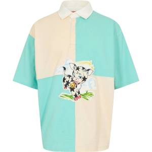 KENZO Блуза с яка KENZO Men's Short Sleeve Polo Shirt - Aqua