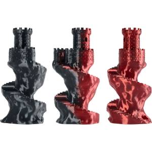 Spectrum 81404 3D нишка, PLA Magic Silk, 1, 75 мм, 1000 г, Многоцветен (Night fire) (81404)