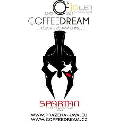 COFFEEDREAM Espresso směs SPARTAN Hrubé mletí frenchpress, filtrovaná káva SPARTAN S13 100 g