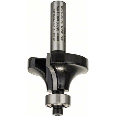 BOSCH Zaoblovací frézy 8 mm, R1 10 mm, L 16,5 mm, G 57 mm