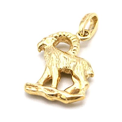 B&B Goldinvestic Zlatý přívěsek znamení Kozoroh N3837