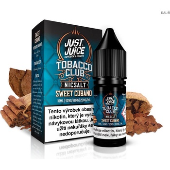 Just Juice Salt Tobacco Sweet Cubano 10 ml 11 mg