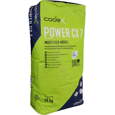 Codex Power CX 7 lepidlo pro extra velké dlažby C2TES1 14 kg